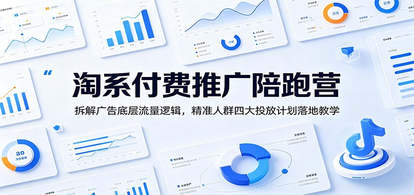 淘系付费推广陪跑营:拆解广告底层流量逻辑,精准人群四大投放计划落地教学 淘系付费推广陪跑营:拆解广告底层流量逻辑,精准人群四大投放计划落地教学