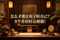 付费文章:怎么才能让房子旺自己?8个养房旺运秘籍!