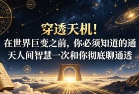 付费文章：穿透天机！在世界巨变之前，你必须知道的通天人间智慧一次和你彻底聊通透