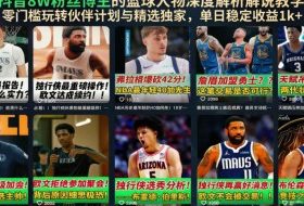 抖音8W粉丝博主的篮球人物深度解析解说教学，零门槛玩转伙伴计划与精选独家，单日稳定收益1k+