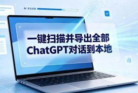 一键扫描并把你自己账号下的全部ChatGPT对话导出到本地