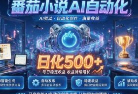 小白可做番茄AI，居家轻创业，每日稳赚500➕，普通人低门槛轻松线上增收【揭秘】