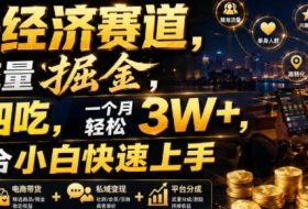 单身经济赛道,小众流量掘金,一鱼四吃,一个月轻松3W+,非常适合小白快速上手【揭秘】