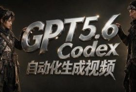 GPT5.6+Codex自动化生成视频全流程实战，从提示词设计、角色设定、封面海报，到视频生成思路与自动化工作流