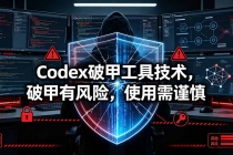 Codex破甲工具技术，破甲有风险，使用需谨慎
