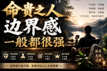付费文章：命贵之人，边界感一般都很强，从五大维度拆解建立强边界的实操方法