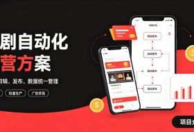 快手全自动短剧矩阵项目|自动化分发,流量持续变现【揭秘】