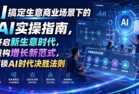 AI搞定生意商业场景下的AI实操指南，开启新生意时代，重构增长新范式，解锁AI时代决胜法则【文档】