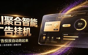 AI聚合挂机工作室，轻资产创业首选，单台设备日收益70-200元
