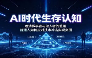 AI时代生存认知：理清做事者与做人者的差距，普通人如何应对技术冲击实现突围