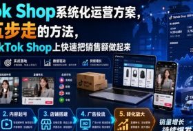 TikTok Shop系统化运营方案，一套五步走的方法，帮你在TikTok Shop上快速把销售额做起来【原创双语字幕】