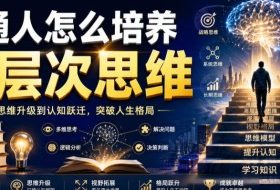 公众号付费文章：普通人怎么培养高层次思维