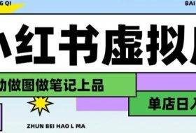 用AI辅助开一家日入1000+的小红书虚拟店铺，布局搜索流量长期稳定变现【揭秘】