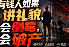 付费文章：有钱人如果讲礼貌，会倒霉，会破产