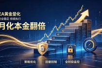 全新EA量化打法,月化本金翻倍的全新策略,安全稳定持续输出