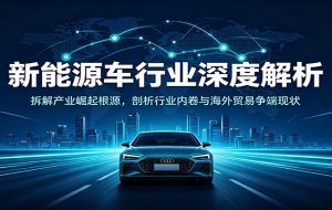 新能源车行业深度解析:拆解产业崛起根源,剖析行业内卷与海外贸易争端现状