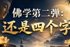付费文章:佛学第二弹:还是四个字