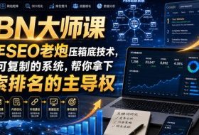 PBN大师课13年SEO老炮压箱底技术，一套可复制的系统，帮你拿下搜索排名的主导权【原创双语字幕】