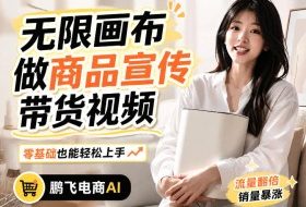 不用模特不用拍，AI生成电商带货视频｜无限画布从0到1搭建教程，全程实操演示，新手也能跟着落地