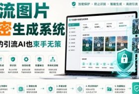 引流图片加密生成系统,让你的引流AI也束手无策