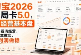 智篆商业-淘宝2026破局卡5.0，AI经营基本盘，用AI看清经营，把生意做实，把利润做稳