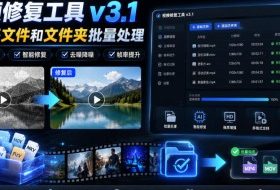 视频修复工具v3.1,支持多文件和文件夹批量处理