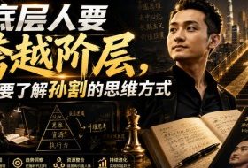 付费文章:底层人要跨越阶层,一定要了解孙割的思维方式