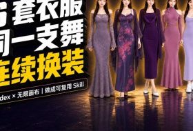 同一支舞,6套衣服按顺序切换:我把服装换装视频做成了一个Skill