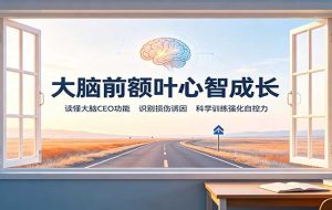 大脑前额叶心智成长：读懂大脑CEO功能，识别损伤诱因，科学训练强化自控力