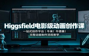 Higgsfield电影级动画创作课：一站式创作平台，牛来！牛德赛！完整动画制作流程教学