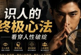 付费文章：识人的终极心法——看穿人性破绽