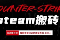 （20275期）Steam搬砖，每轮收益为本金的20-80%，平均每天仅需半小时，新人轻松上手