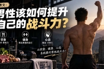 （20421期）付费文章：男性该如何提升自己的战斗力？