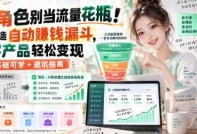 AI角色别当流量花瓶!教你打造自动賺钱漏斗,数字产品轻松变现(零基础可学+避坑指南)【原创双语字幕】