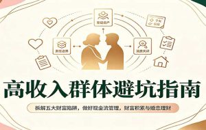 高收入群体避坑指南：拆解五大财富陷阱，做好现金流管理，财富积累与婚恋理财