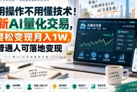 不用操作不用懂技术！全新AI量化交易，轻松变现月入1W，普通人可落地变现！【揭秘】