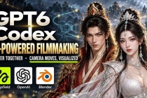 (20561期)GPT-6 Astra×Codex高智能制作视频!联手Higgsfield,运镜可视化实战