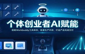 个体创业者AI赋能：借助Workbuddy工具体系，批量生产内容，打造产品完成交付