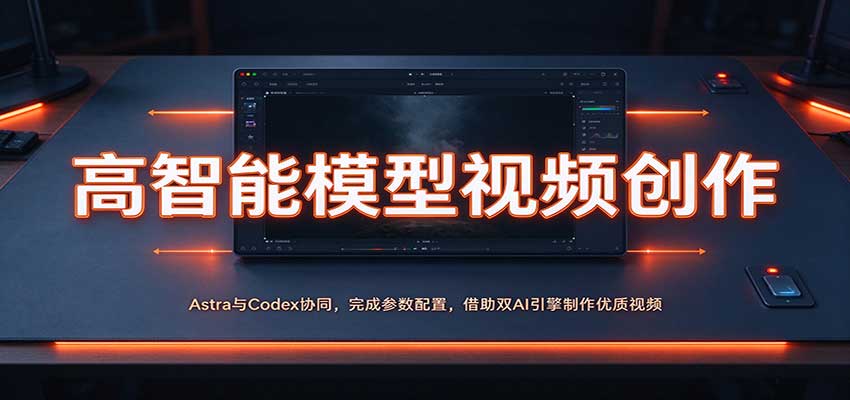 高智能模型视频创作:Astra与Codex协同,完成参数配置,借助双AI引擎制作优质视频 高智能模型视频创作:Astra与Codex协同,完成参数配置,借助双AI引擎制作优质视频