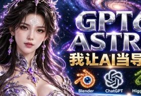 让GPT-6 Astra当导演!Higgsfield和Blender实战打造30秒玄幻精准运镜短片!
