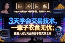 （20841期）“顺势而为交易系统”3天学会交易技术，聪明软件辅助，小白也能看懂趋势交易，日入30-100U,长期稳定