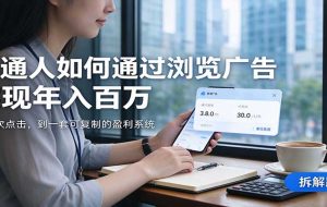 2026最新技术24小时全自动浏览广告，全网独家，单台设备日入200+，支持实地学习考察