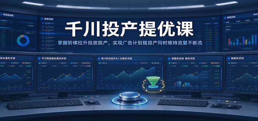 千川投产提优课:掌握阶梯拉升投放投产,实现广告计划提投产同时维持流量不断流 千川投产提优课:掌握阶梯拉升投放投产,实现广告计划提投产同时维持流量不断流