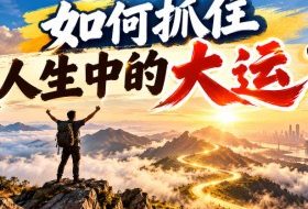 某公众号付费文章:如何抓住人生中的大运?