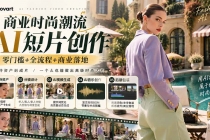 （21000期）从一张模特图到高级时尚广告大片：AI三视图资产、场景合成、电影分镜、动态生成与复古音乐剪辑实战课