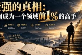 付费文章:变强的真相:如何成为一个领域前1%的高手