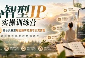 心智型IP实操训练营｜14天身心灵赛道短视频IP打造与引流变现，把短视频流量变成持续成交