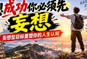 付费文章:想成功你必须先妄想,妄想型目标重塑你的人生认知