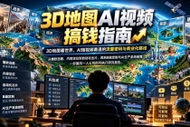 （21181期）3D地图AI视频搞钱指南，3D地图看世界，AI短视频赛道的流量密码与商业化路径【文档】