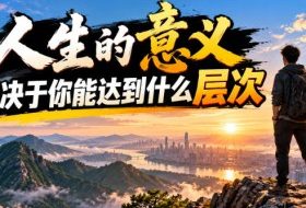 某公众号付费文章:人生的意义,取决于你能达到什么层次